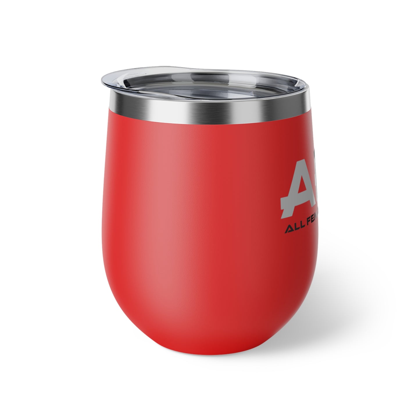 Red All Female Athletes Copper Vacuum Insulated Cup, 12oz