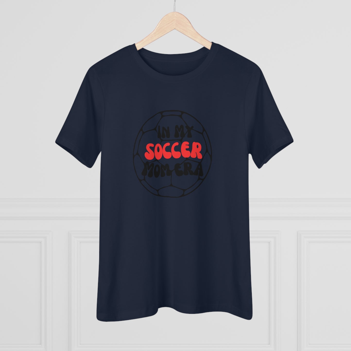 Red In My Soccer Mom Era Women's Cotton Tee