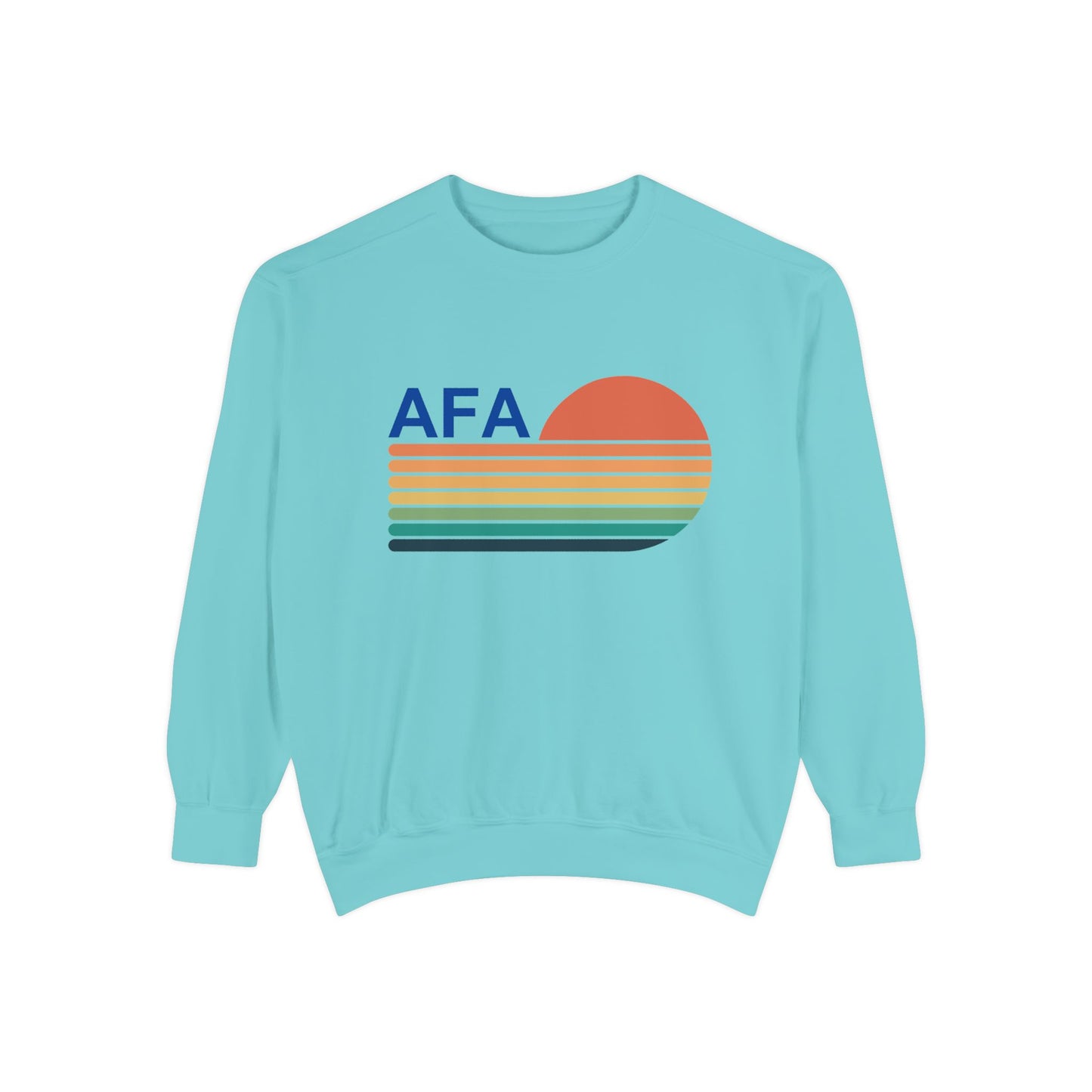 AFA Retro Sunset Gradient Aviator Sweatshirt