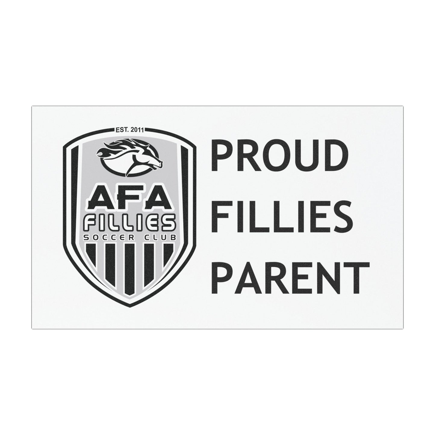 Proud Fillies Parent Car Magnet