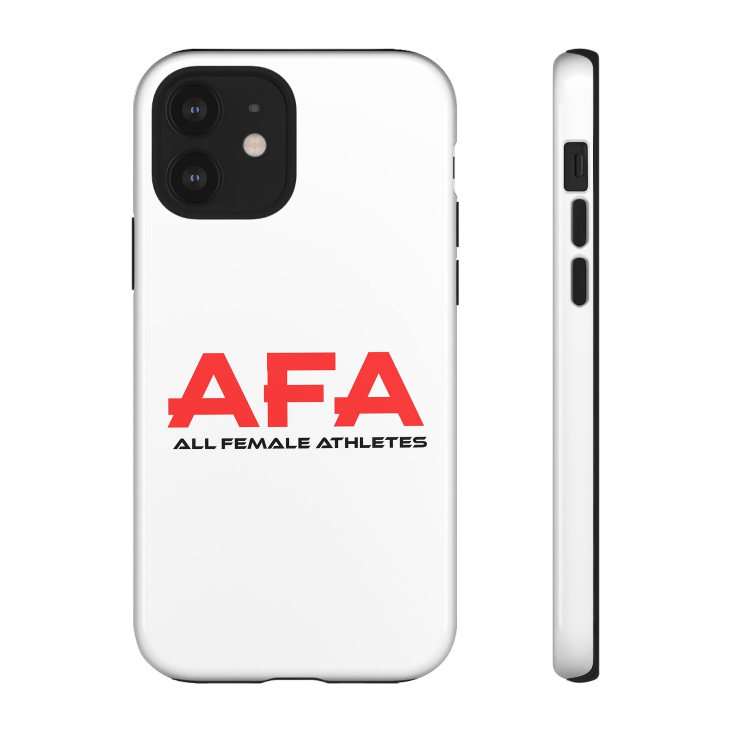 Red and Black All Female Athletes Tough Cases Phone Case