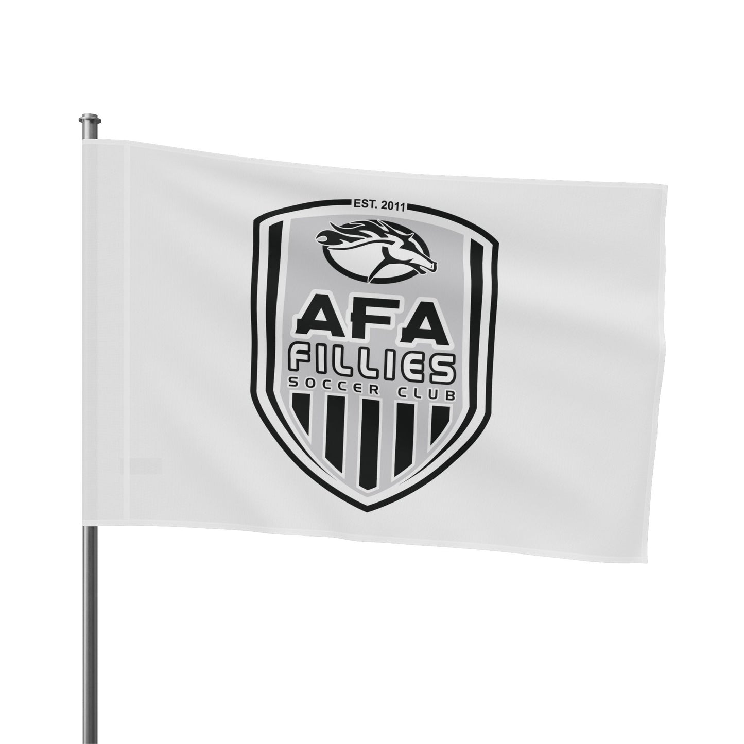 White Fillies Shield Flag