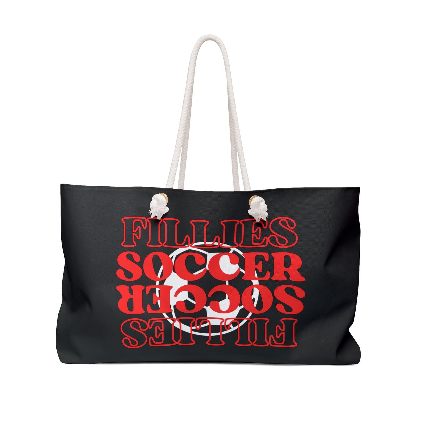 Red Fillies Soccer Weekender Bag