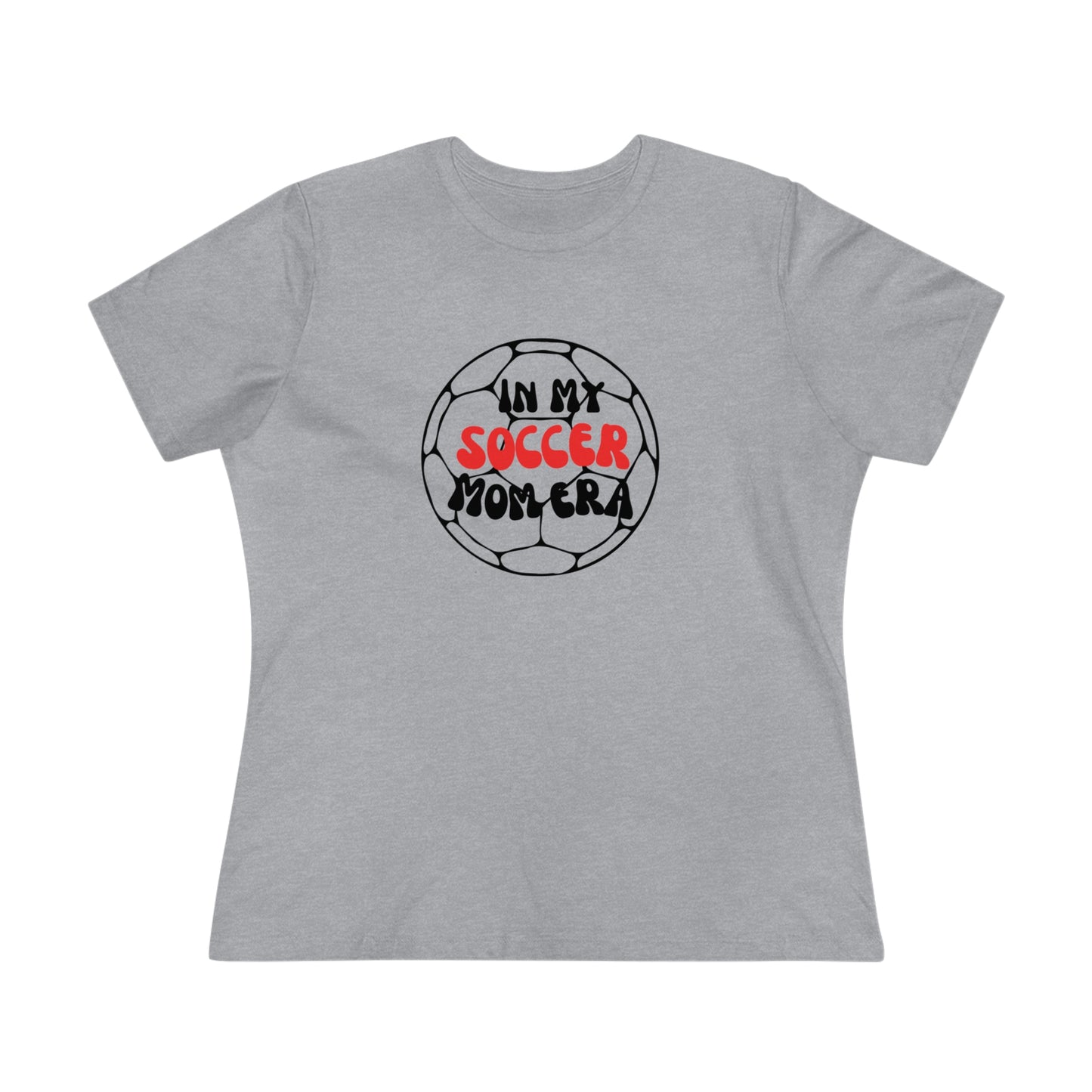 Red In My Soccer Mom Era Women's Cotton Tee