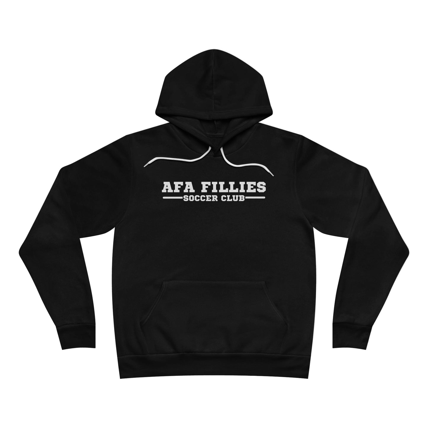 Black AFA Fillies Sponge Fleece Pullover Hoodie