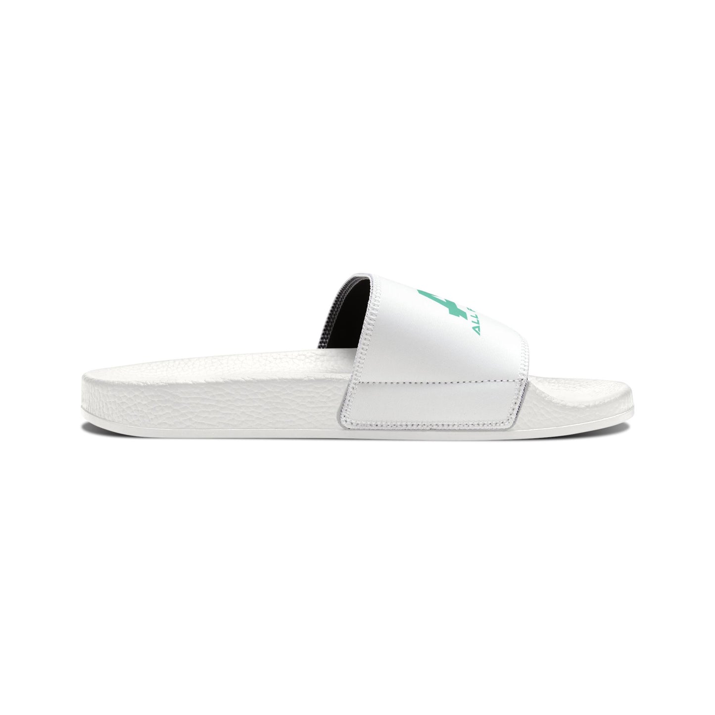 Light Green All Female Athletes Men's PU Slide Sandals