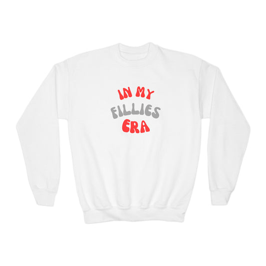 Red In My Fillies Era Youth Crewneck Sweatshirt