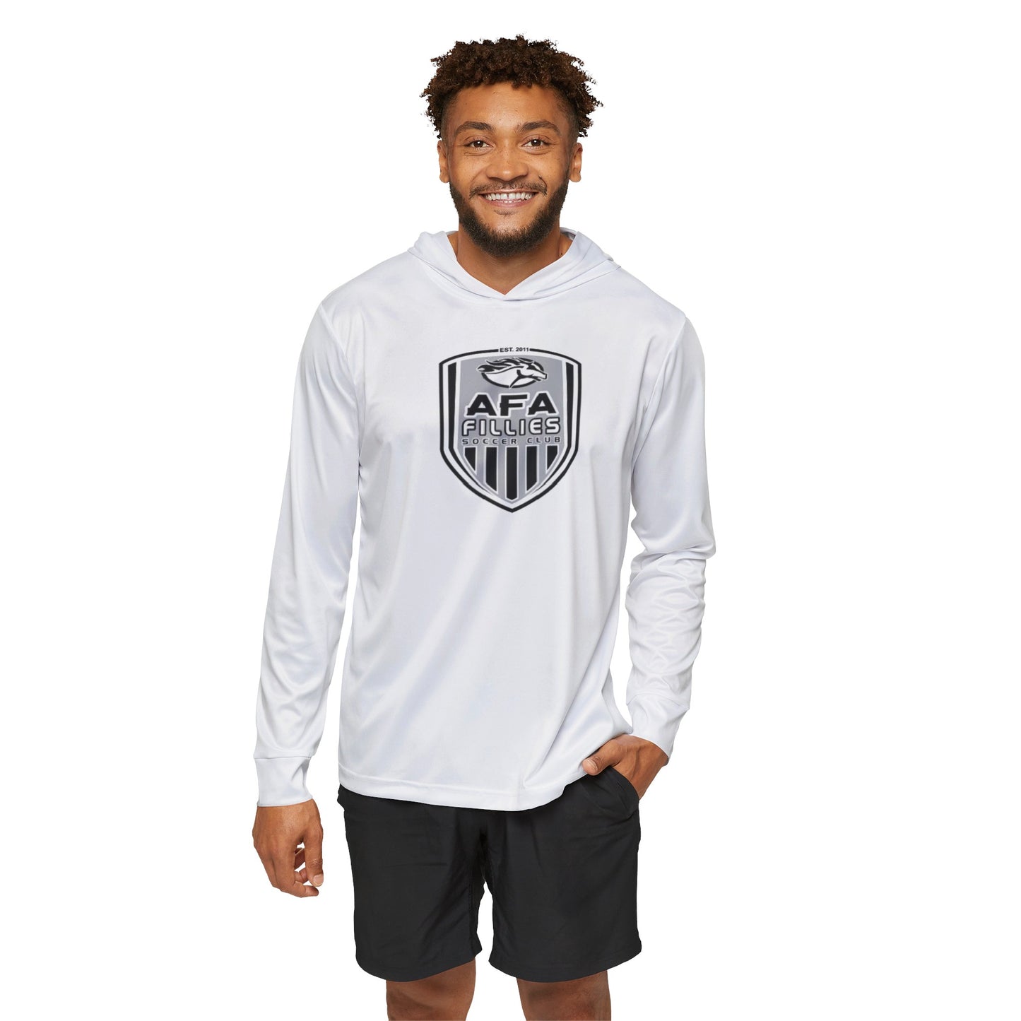 Large Fillies Logo Men's Sports Warmup Hoodie