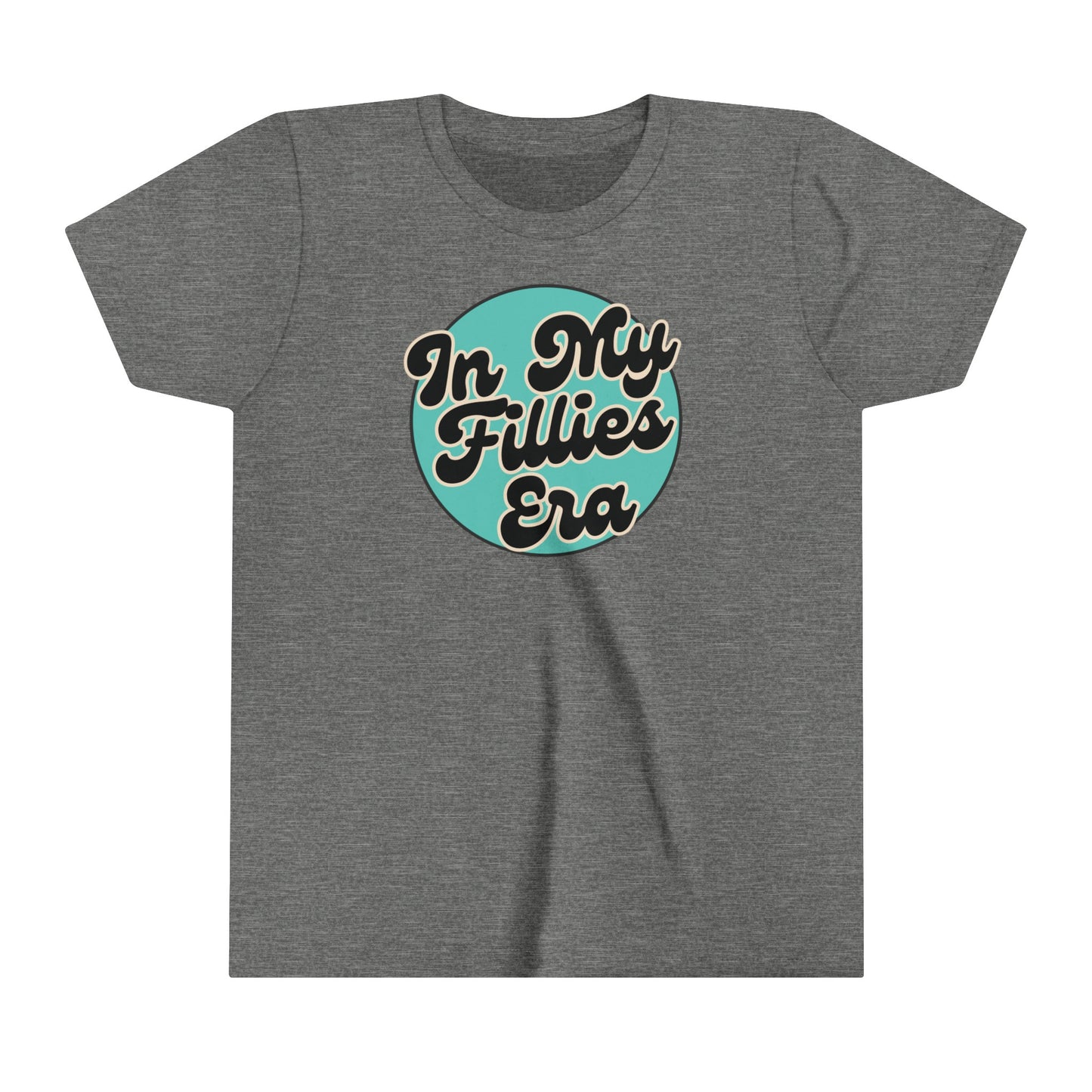 Teal In My Fillies Era Youth Short Sleeve Tee