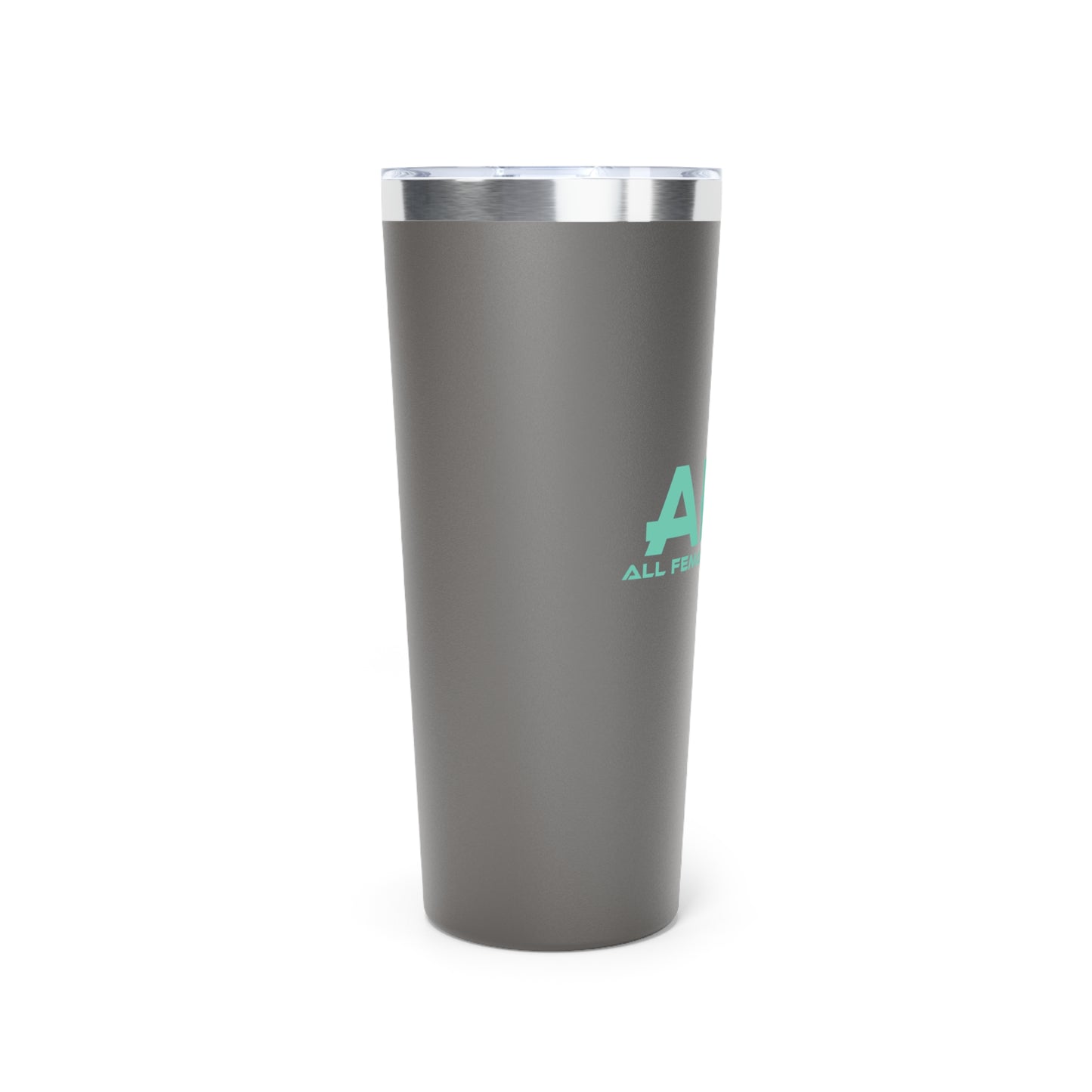 Black and Green All Female Athletes Copper Vacuum Insulated Tumbler, 22oz