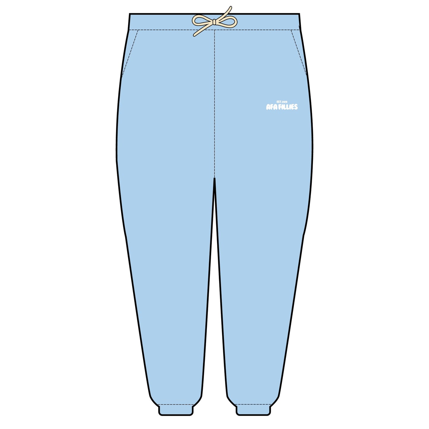 AFA Bubble Font Garment-Dyed Lightweight Fleece Sweatpants