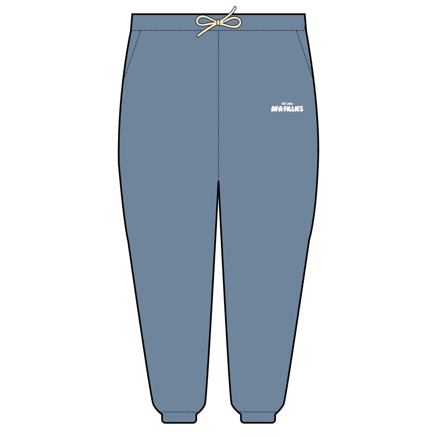 AFA Bubble Font Garment-Dyed Lightweight Fleece Sweatpants