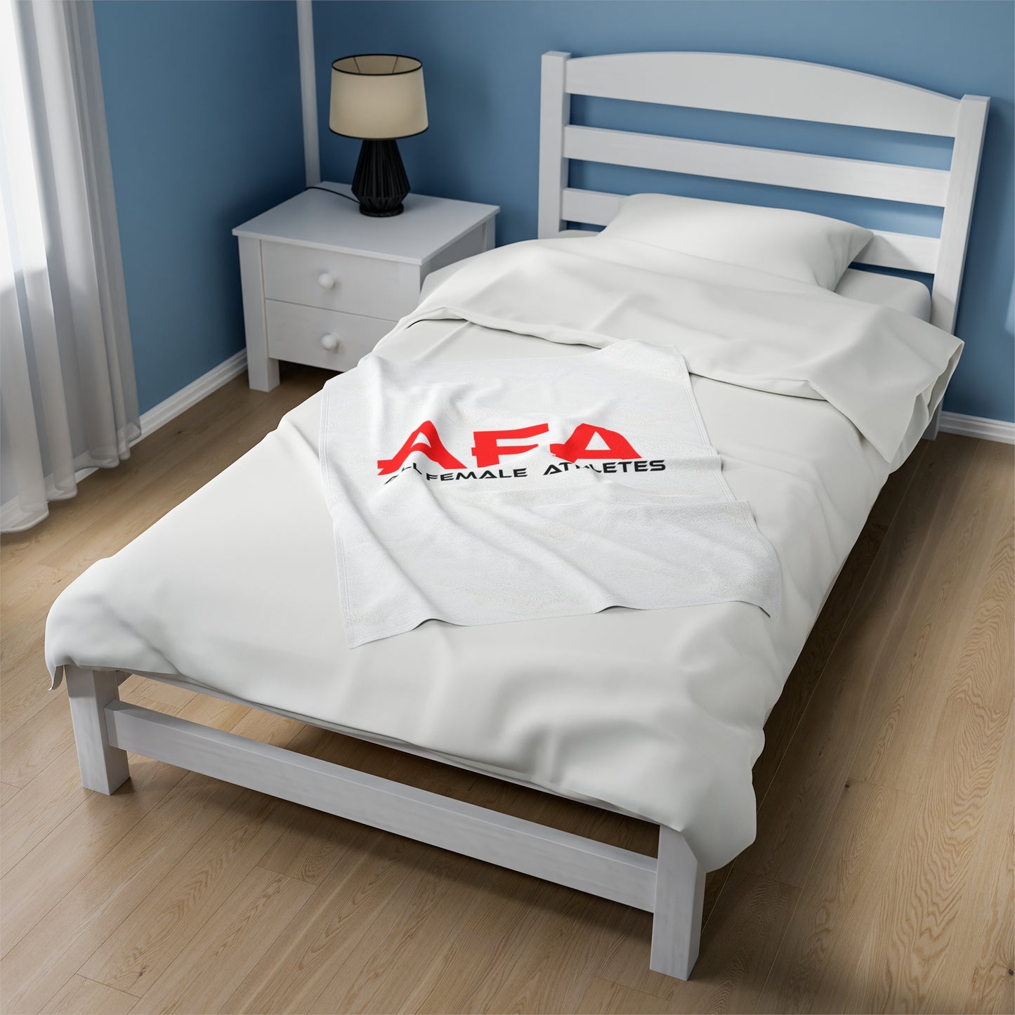 Red AFA Velveteen Plush Blanket