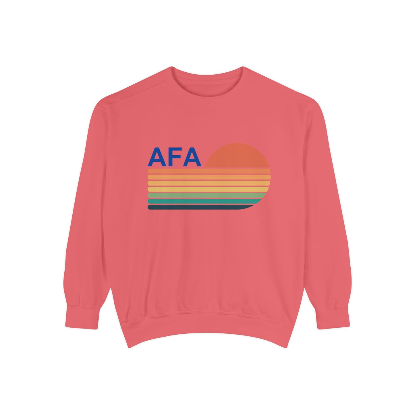 AFA Retro Sunset Gradient Aviator Sweatshirt