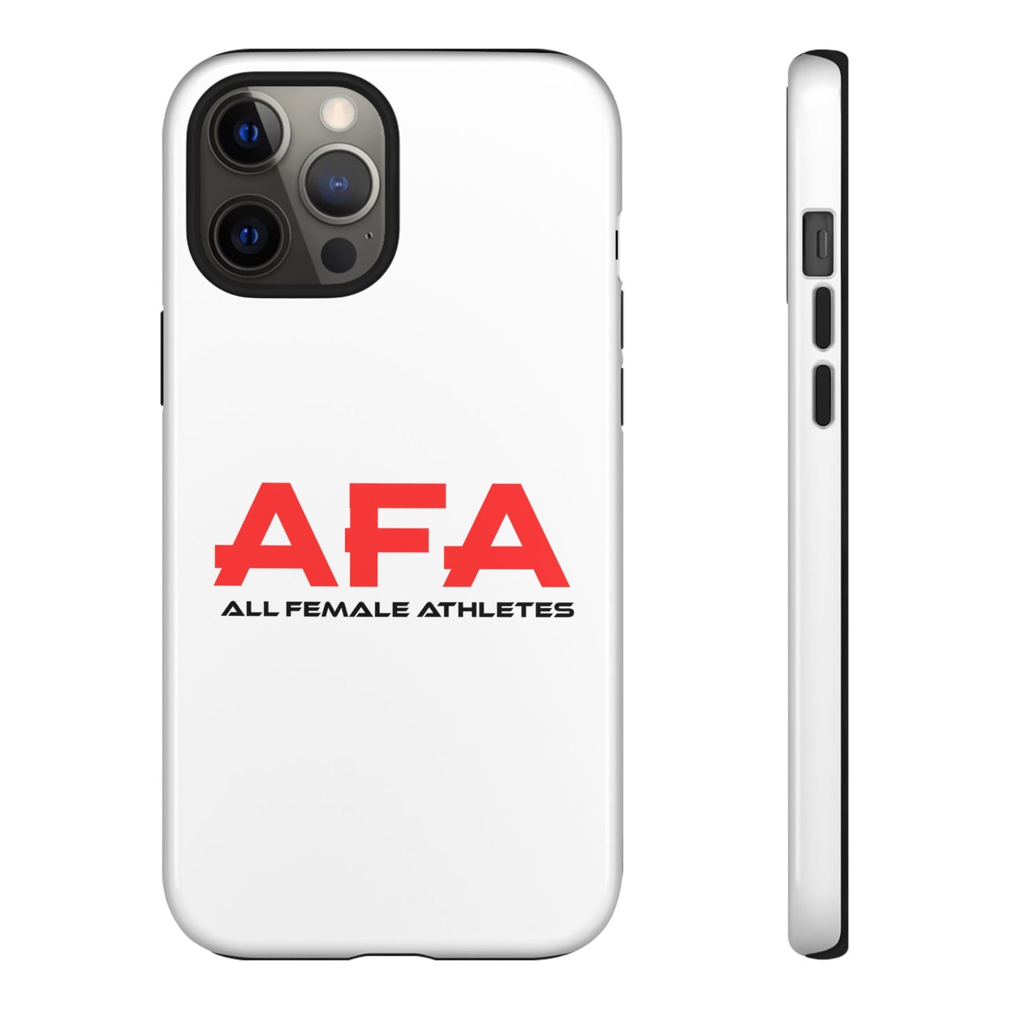 Red and Black All Female Athletes Tough Cases Phone Case