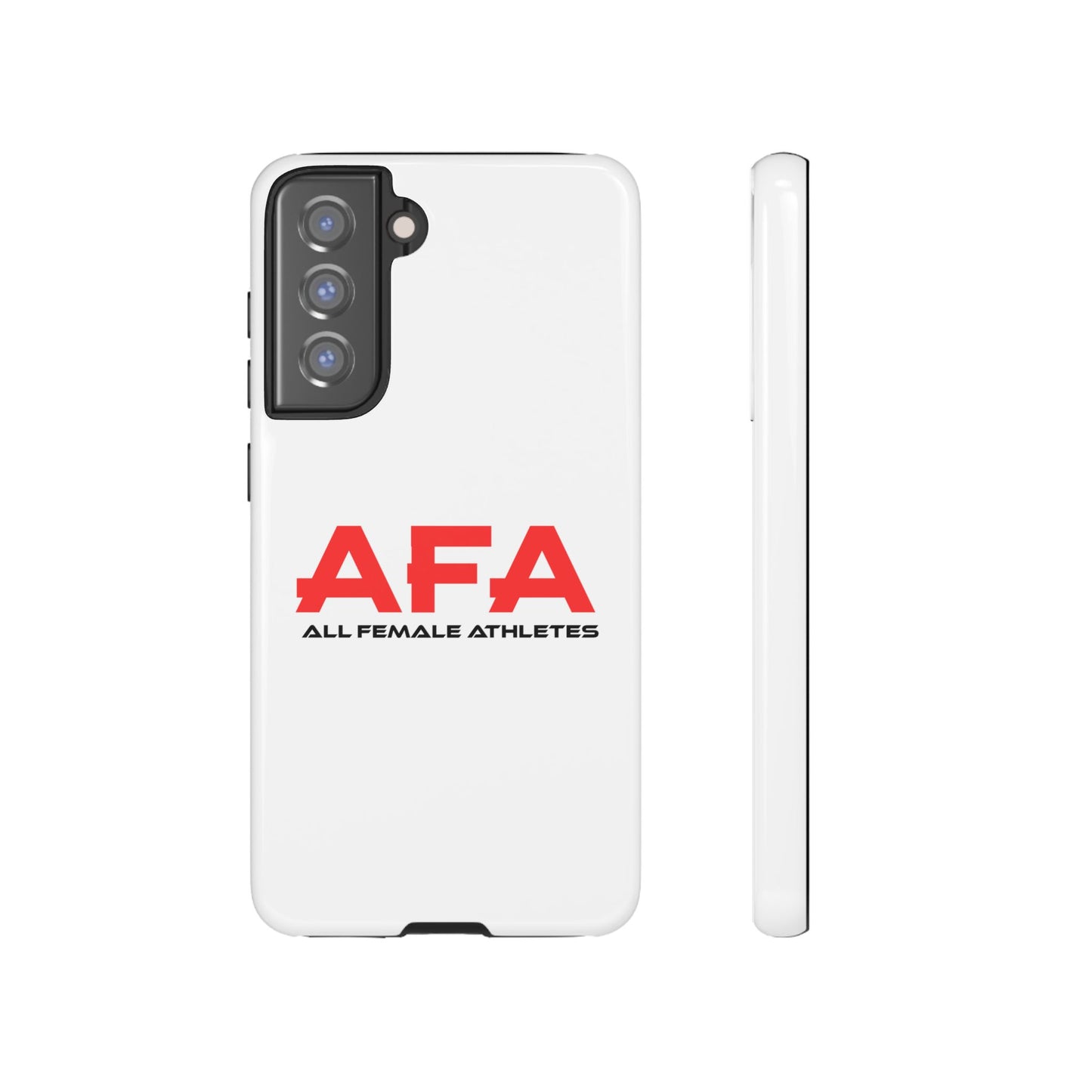 Red and Black All Female Athletes Tough Cases Phone Case