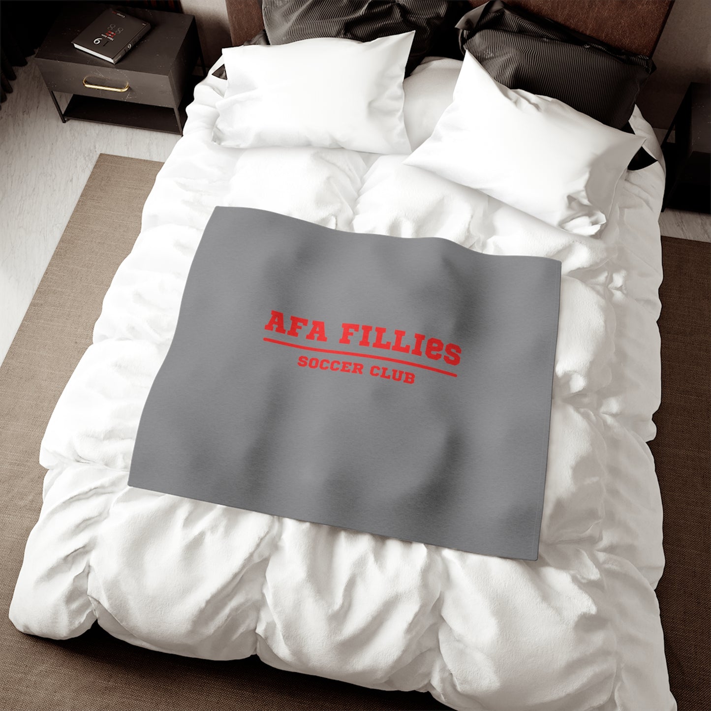 Red AFA Fillies Sweatshirt Blanket