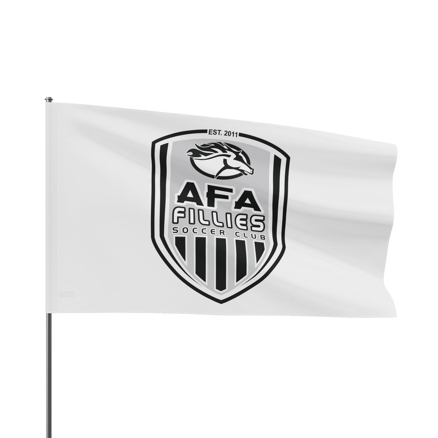 White Fillies Shield Flag