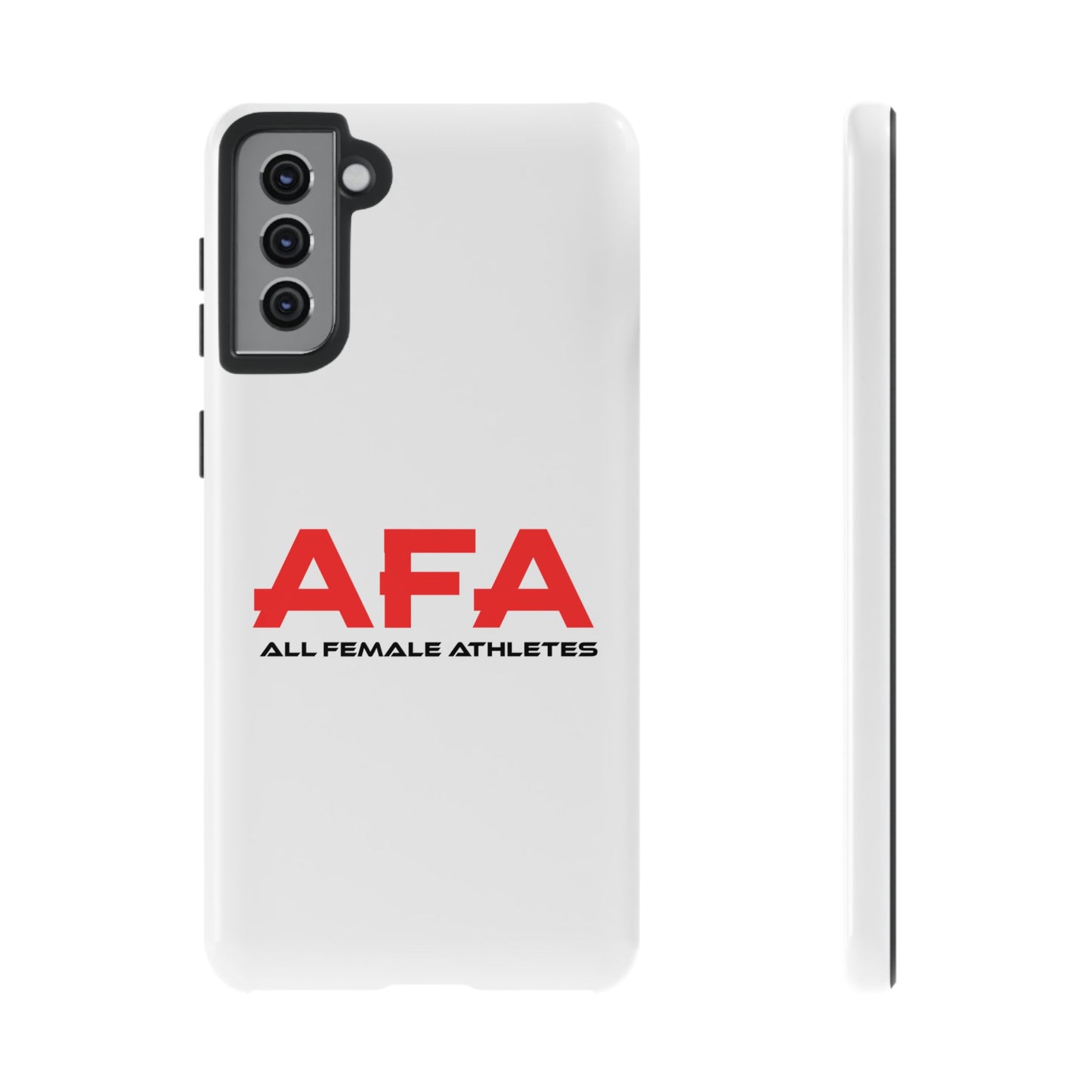 Red and Black All Female Athletes Tough Cases Phone Case