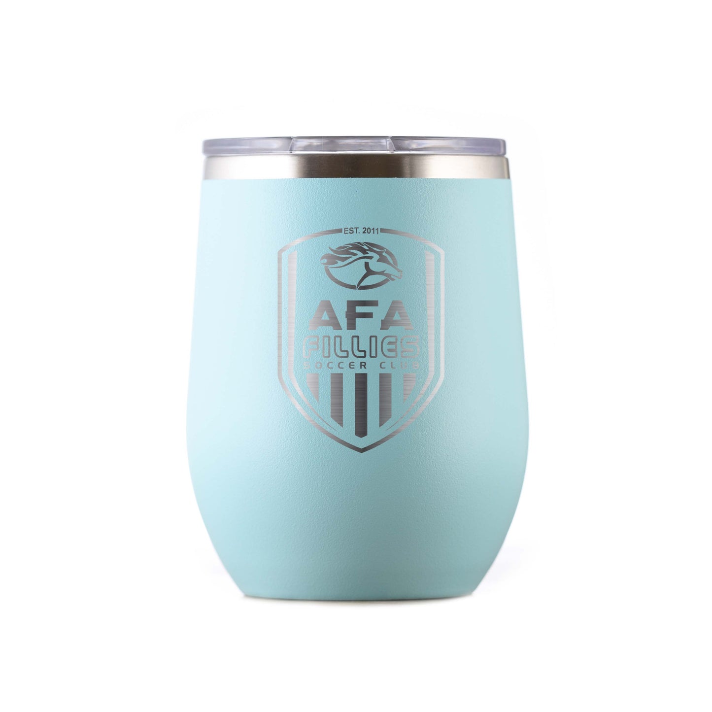 AFA Fillies Stemless Laser Etched Wine Tumbler