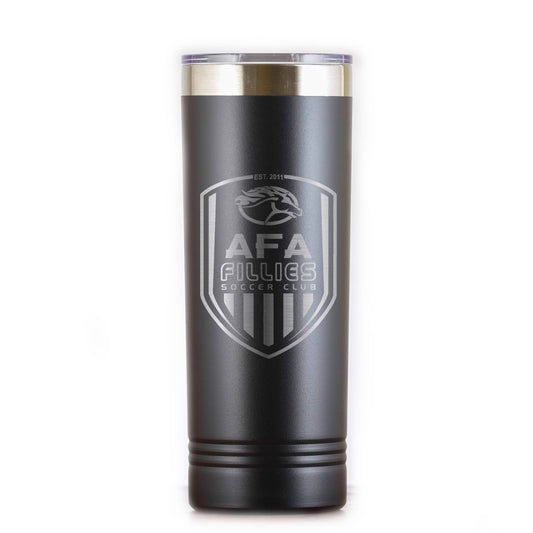 AFA Fillies 22oz Laser Engraved Skinny Tumbler