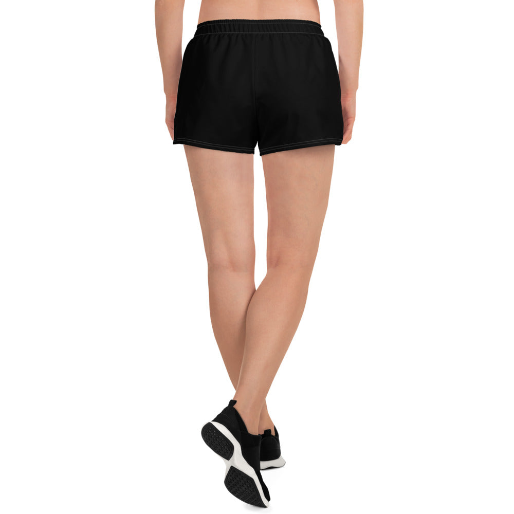 White AFA Logo Women’s Recycled Athletic Shorts