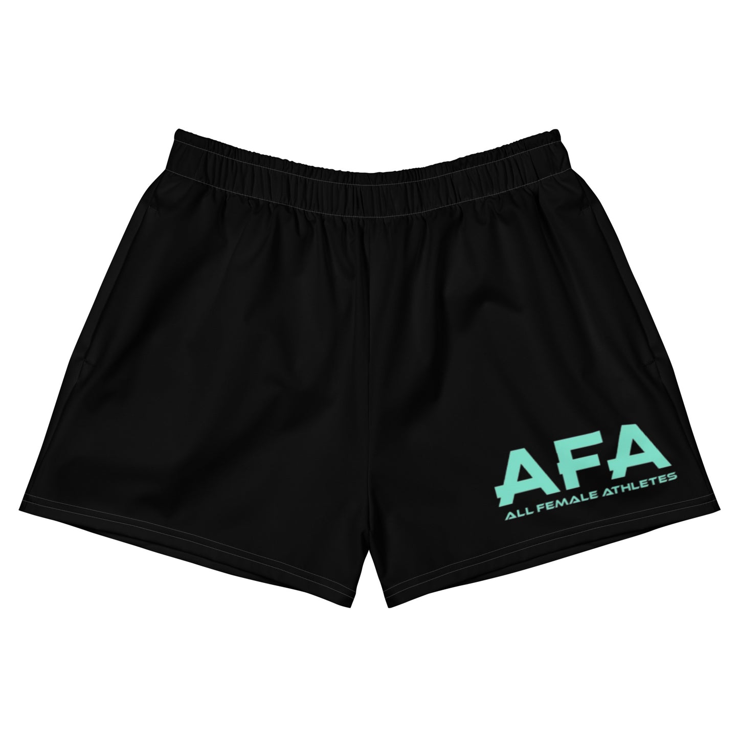 Light Green All Female Athletes Women’s Recycled Athletic Shorts