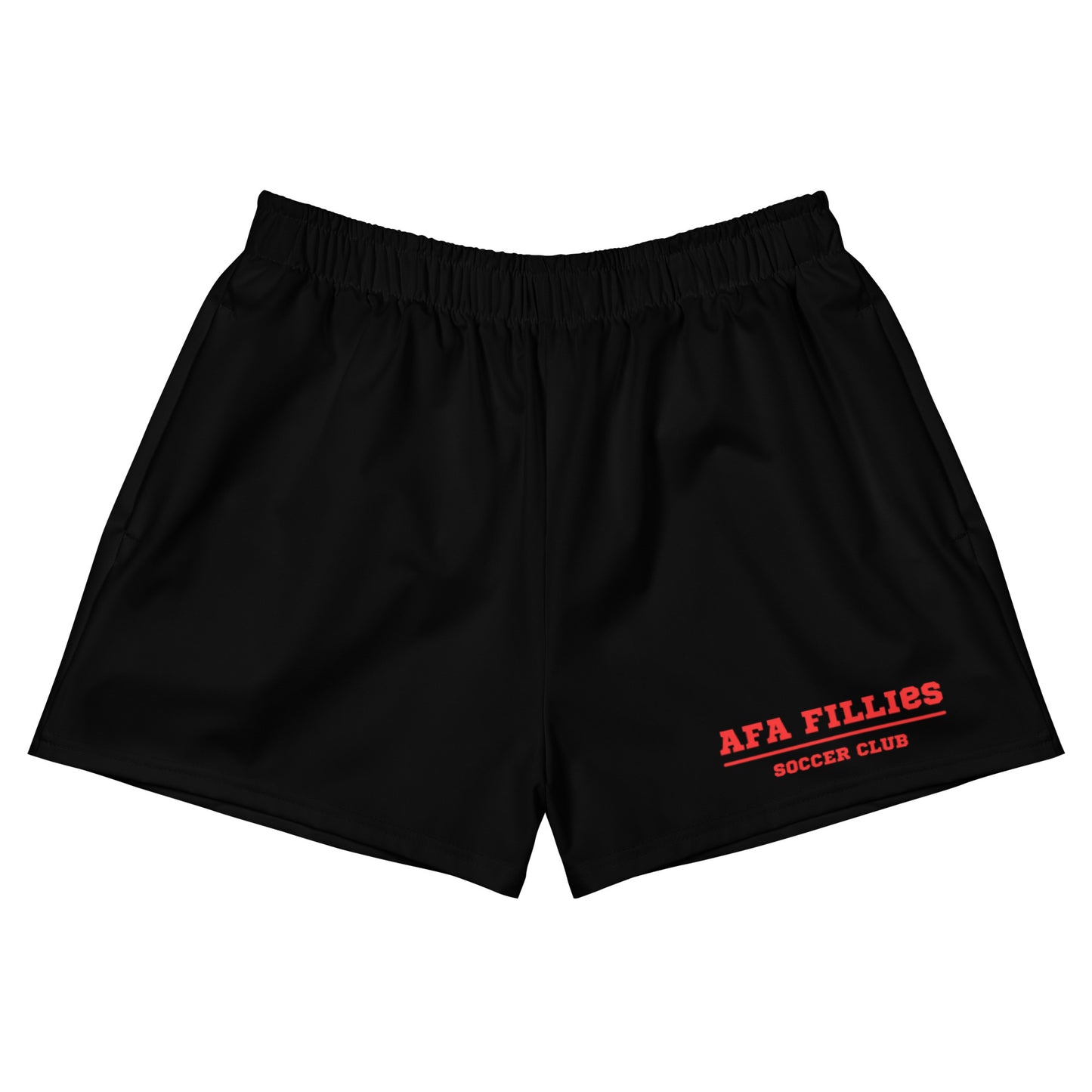 Red AFA Women’s Recycled Athletic Shorts