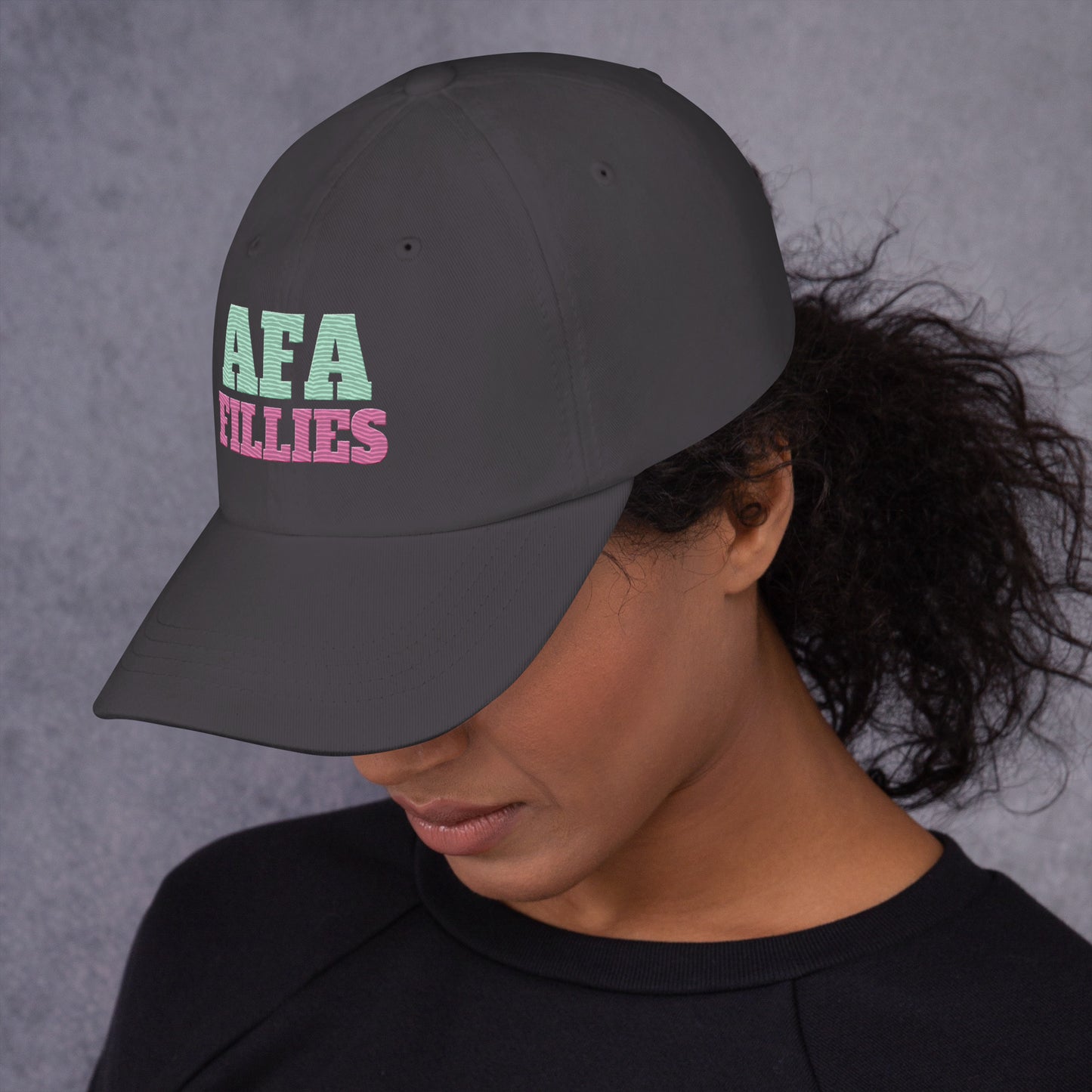 Pink/Green AFA Fillies Embroidered Dad hat