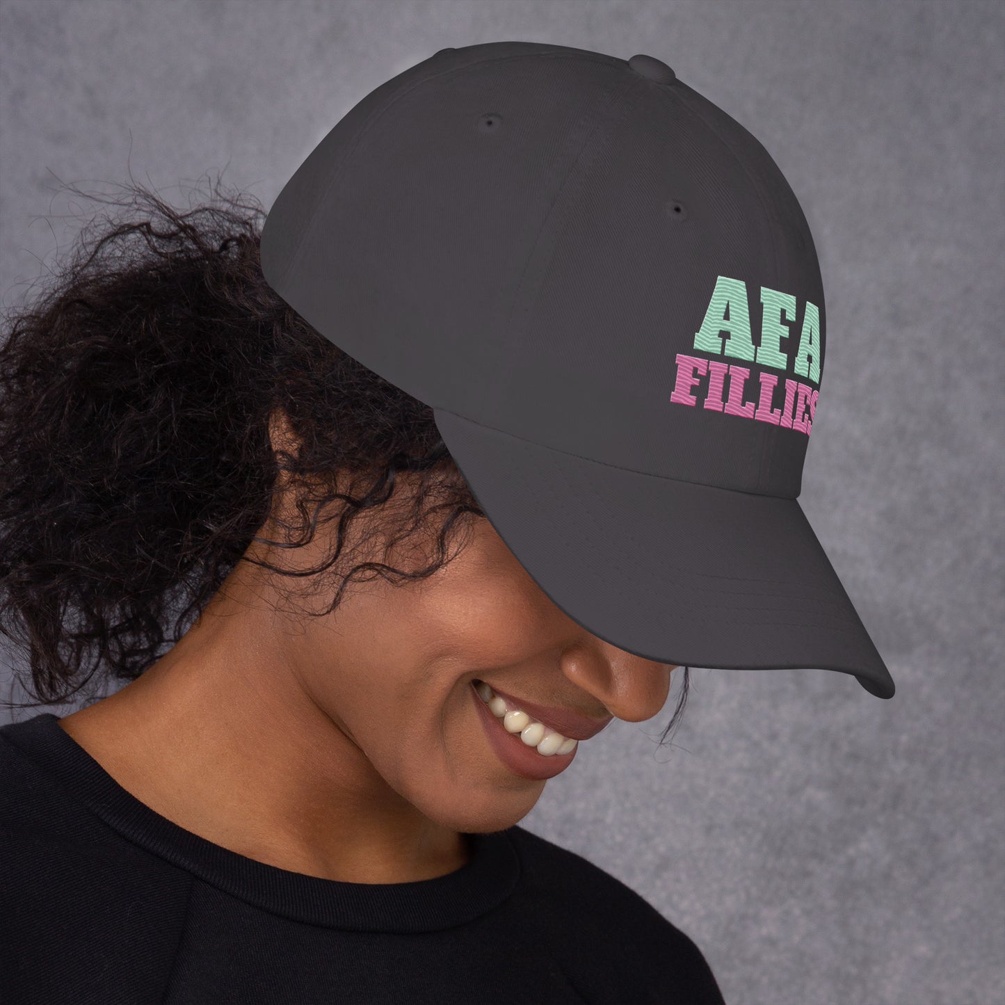 Pink/Green AFA Fillies Embroidered Dad hat