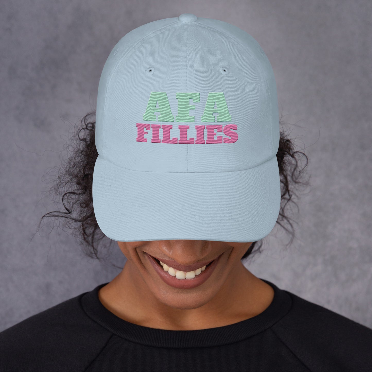 Pink/Green AFA Fillies Embroidered Dad hat