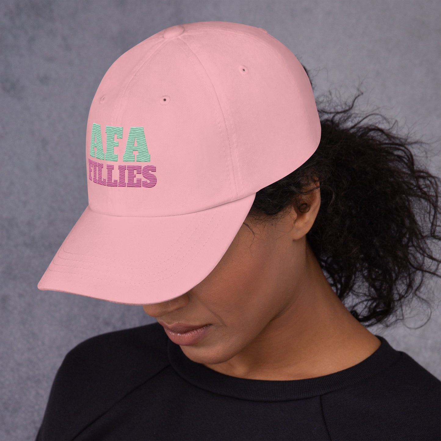 Pink/Green AFA Fillies Embroidered Dad hat