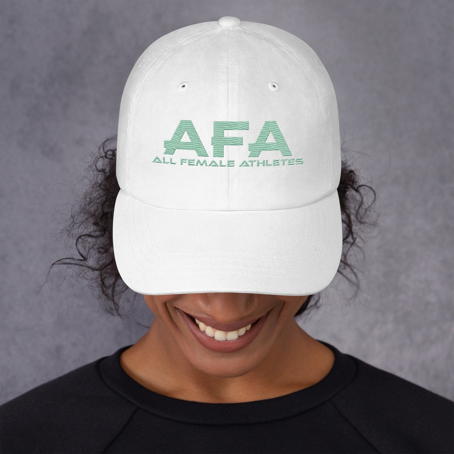 Light Green AFA Fillies Embroidered hat