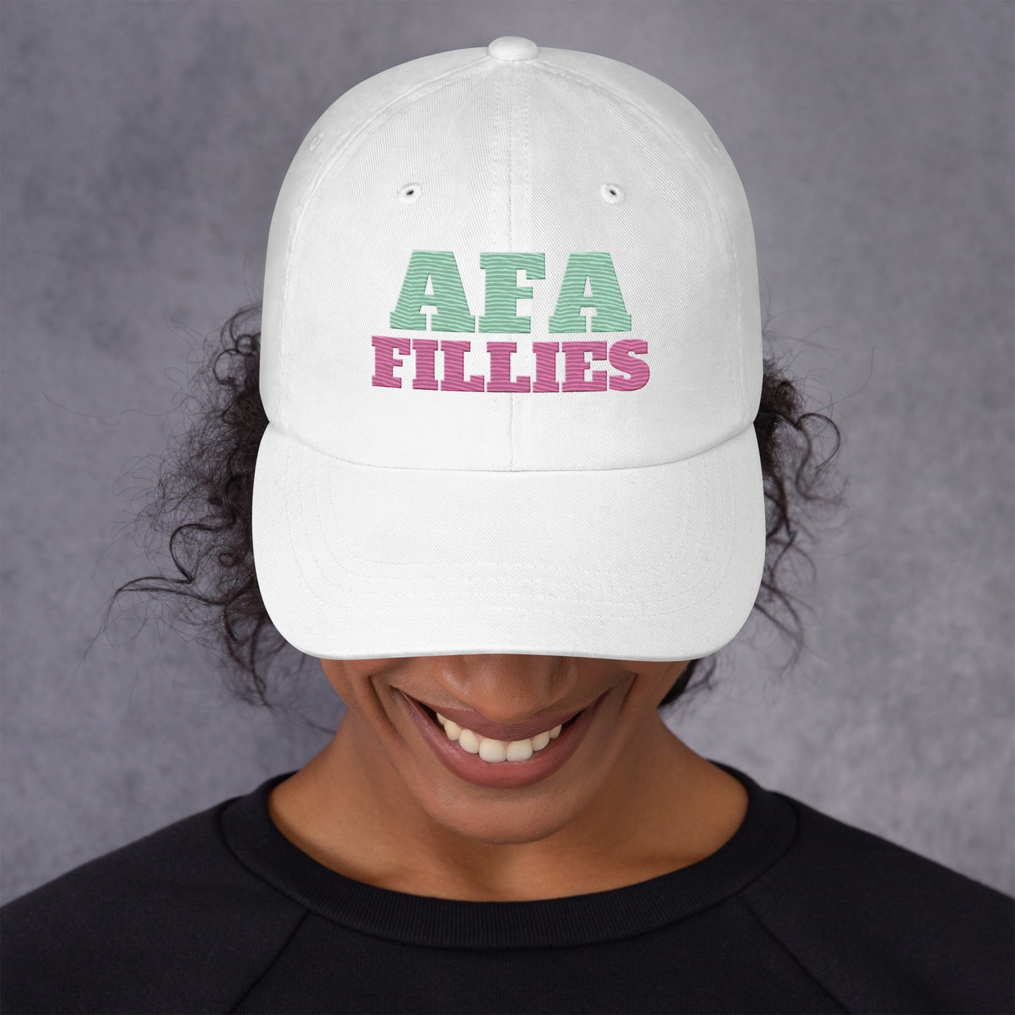 Pink/Green AFA Fillies Embroidered Dad hat