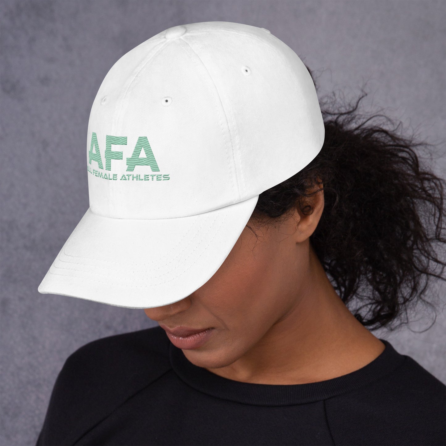 Light Green AFA Fillies Embroidered hat