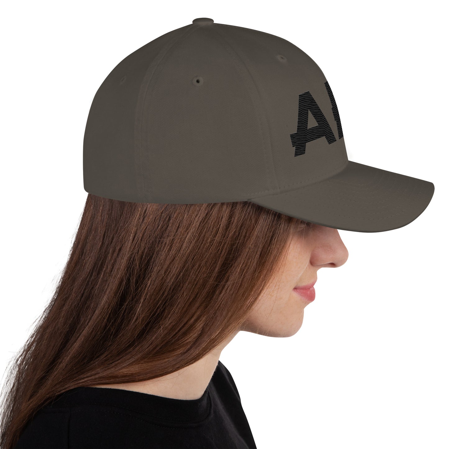 Black AFA Embroidered Structured Twill Cap