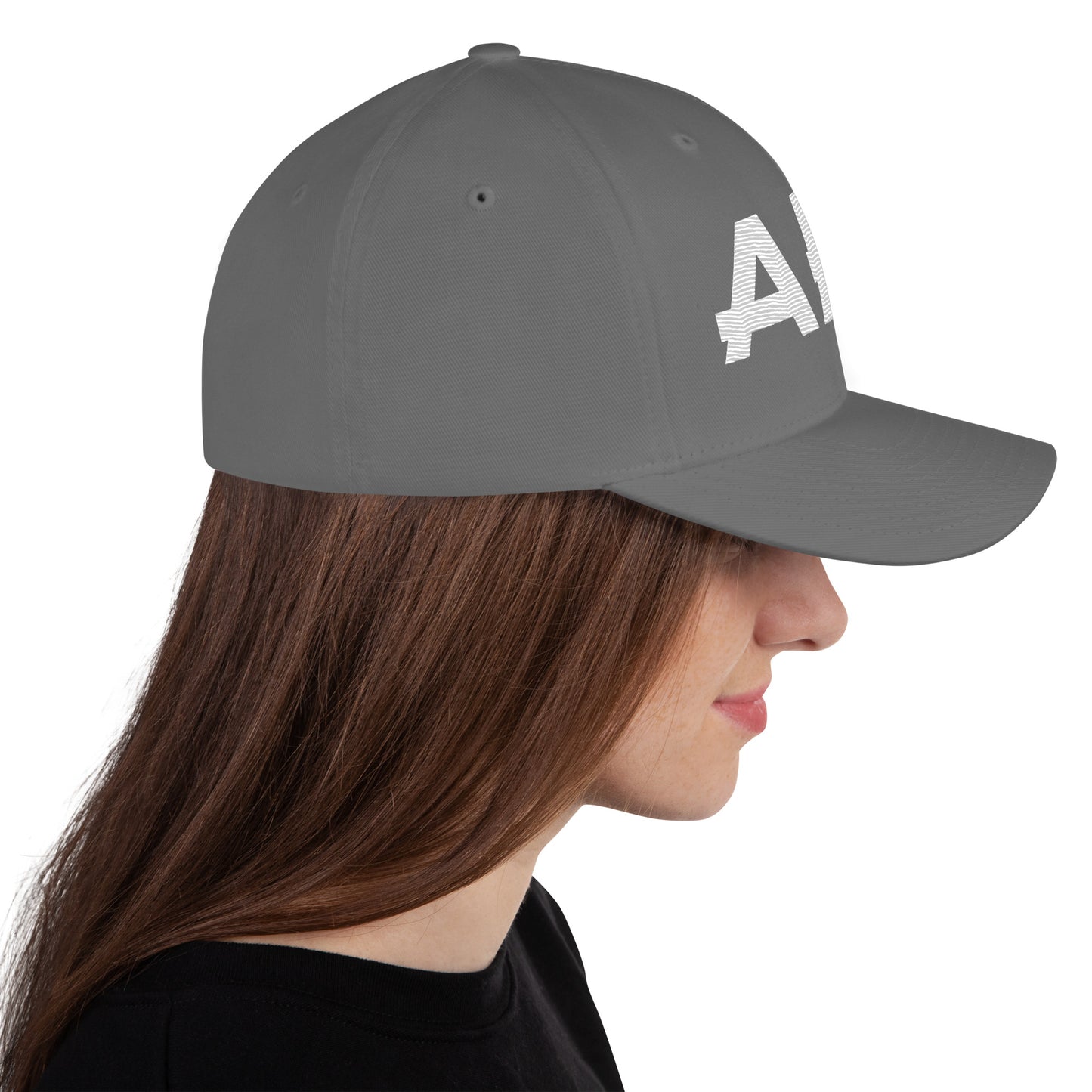 White AFA Embroidered Structured Twill Cap