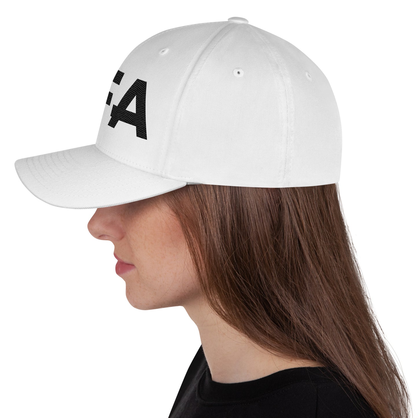 Black AFA Embroidered Structured Twill Cap