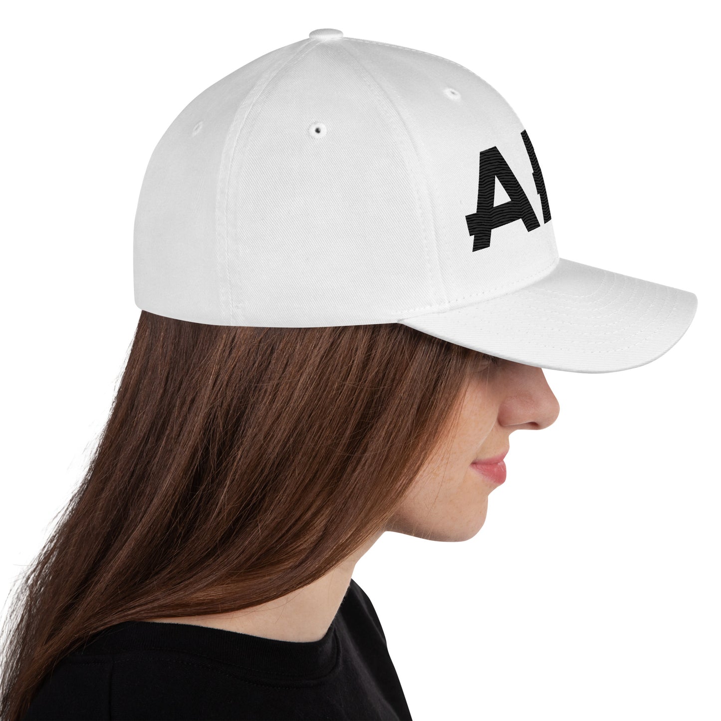 Black AFA Embroidered Structured Twill Cap