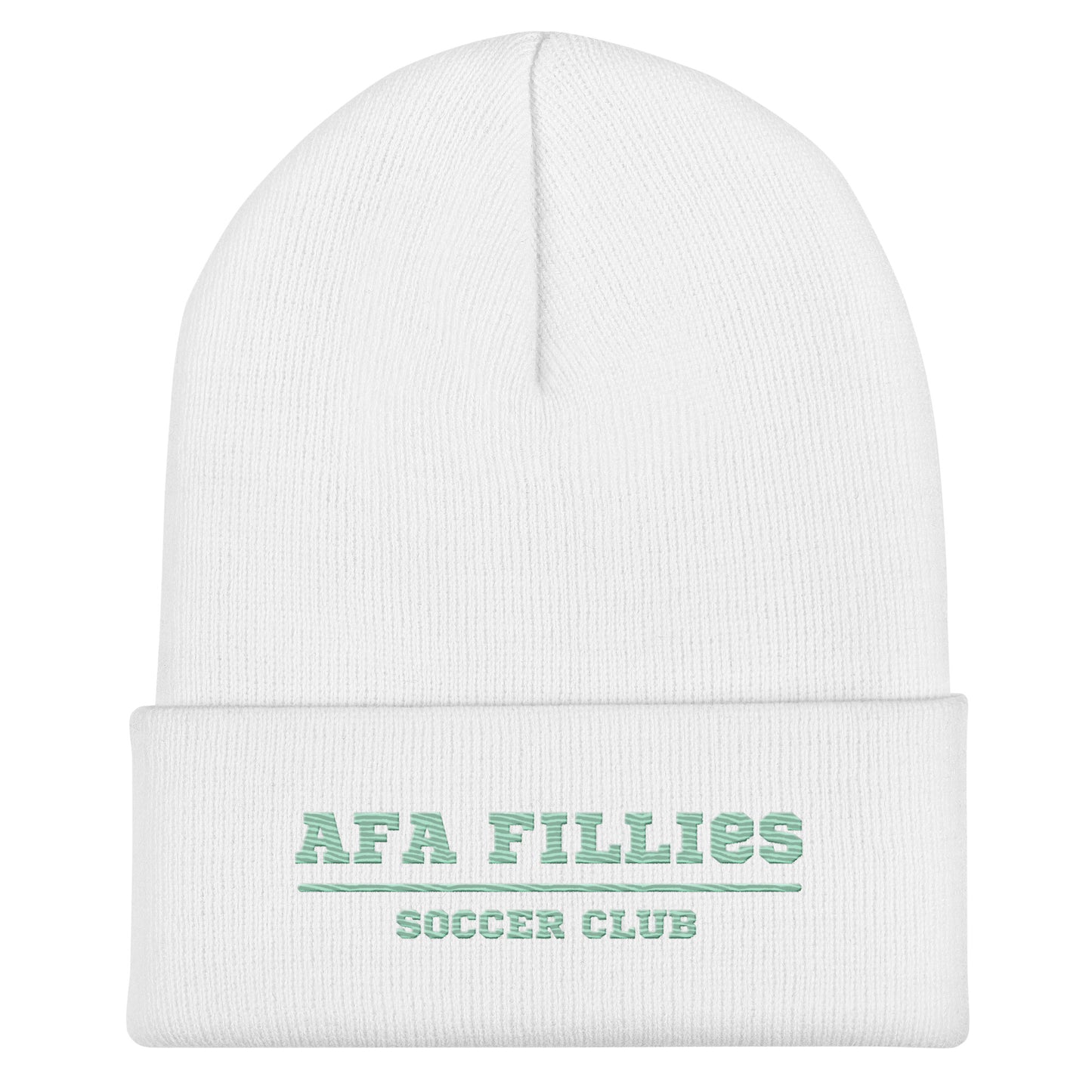 Light Green AFA Soccer Cuffed Beanie