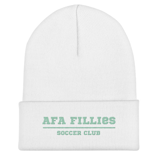 Light Green AFA Soccer Cuffed Beanie