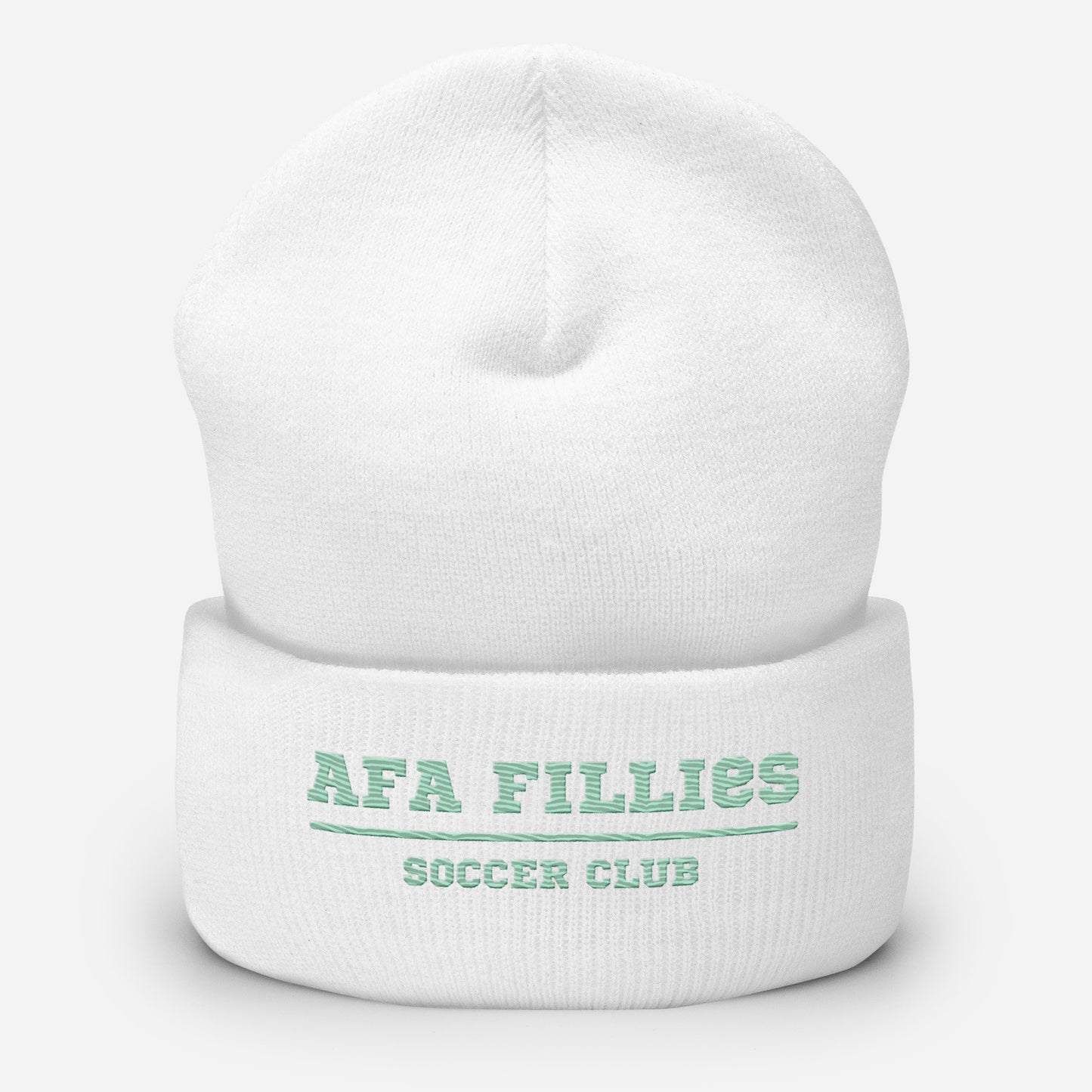 Light Green AFA Soccer Cuffed Beanie