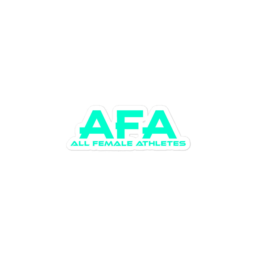 Light Green AFA Bubble-free stickers