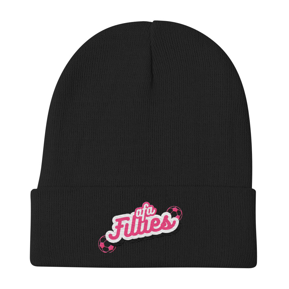 Pink AFA Fillies Embroidered Beanie