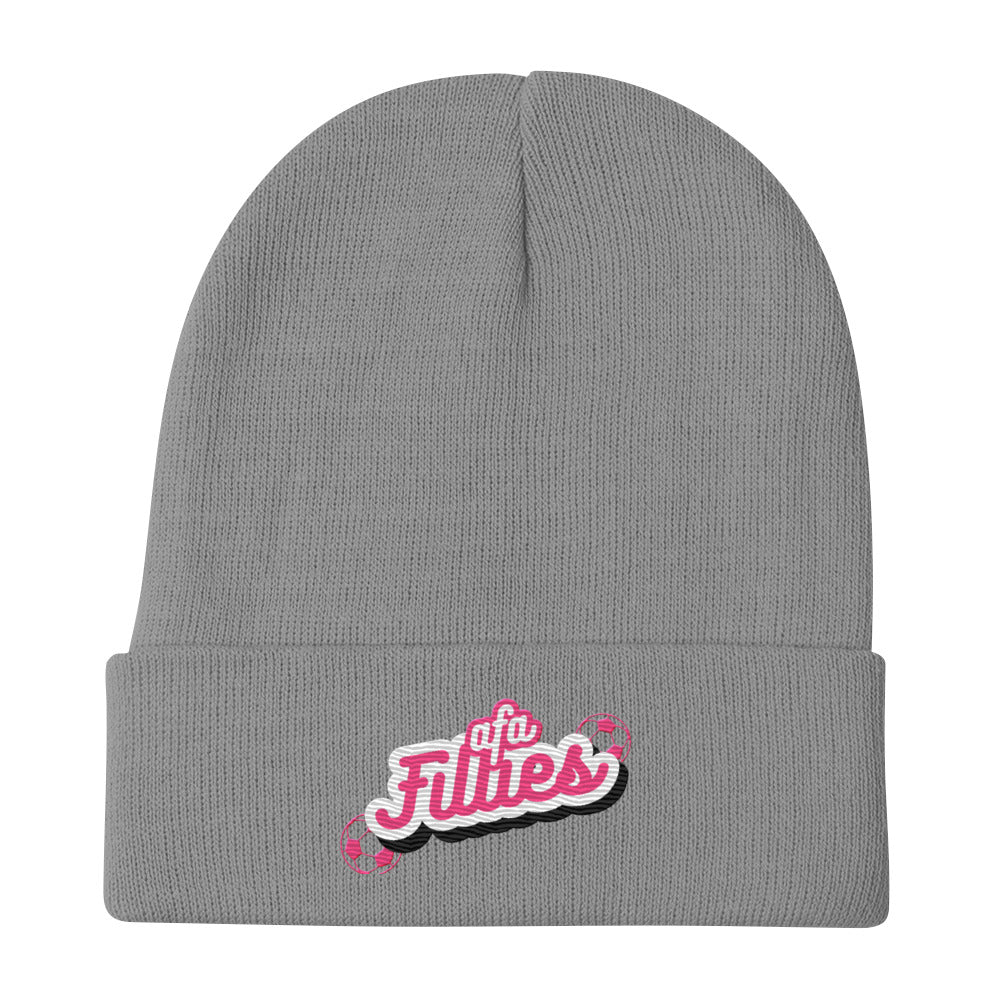 Pink AFA Fillies Embroidered Beanie