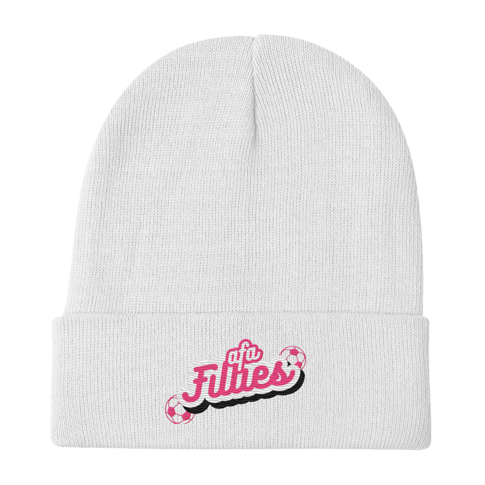 Pink AFA Fillies Embroidered Beanie