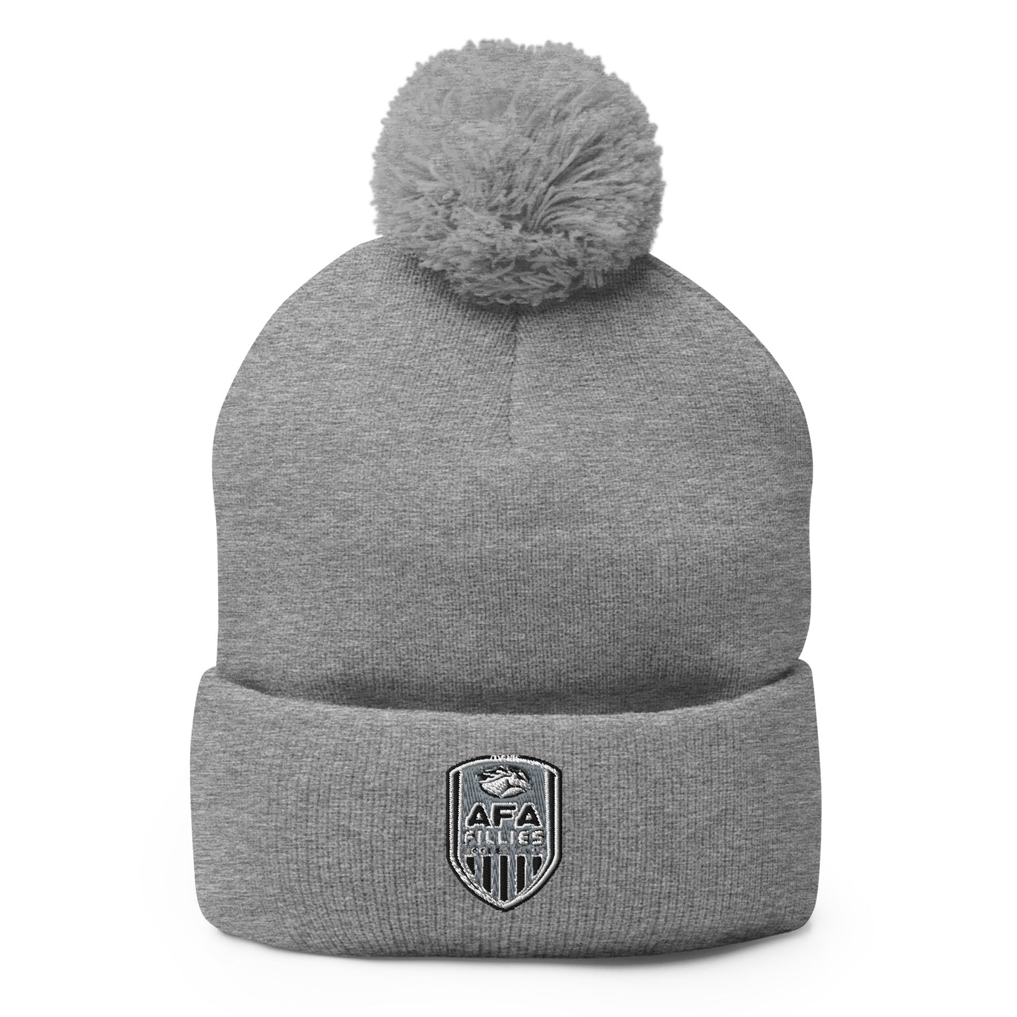 Fillies Shield Pom-Pom Beanie