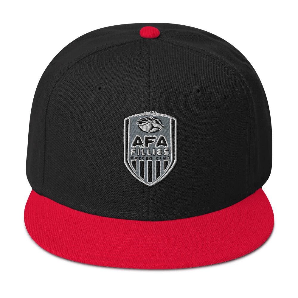 Fillies Shield Embroidered Snapback Hat