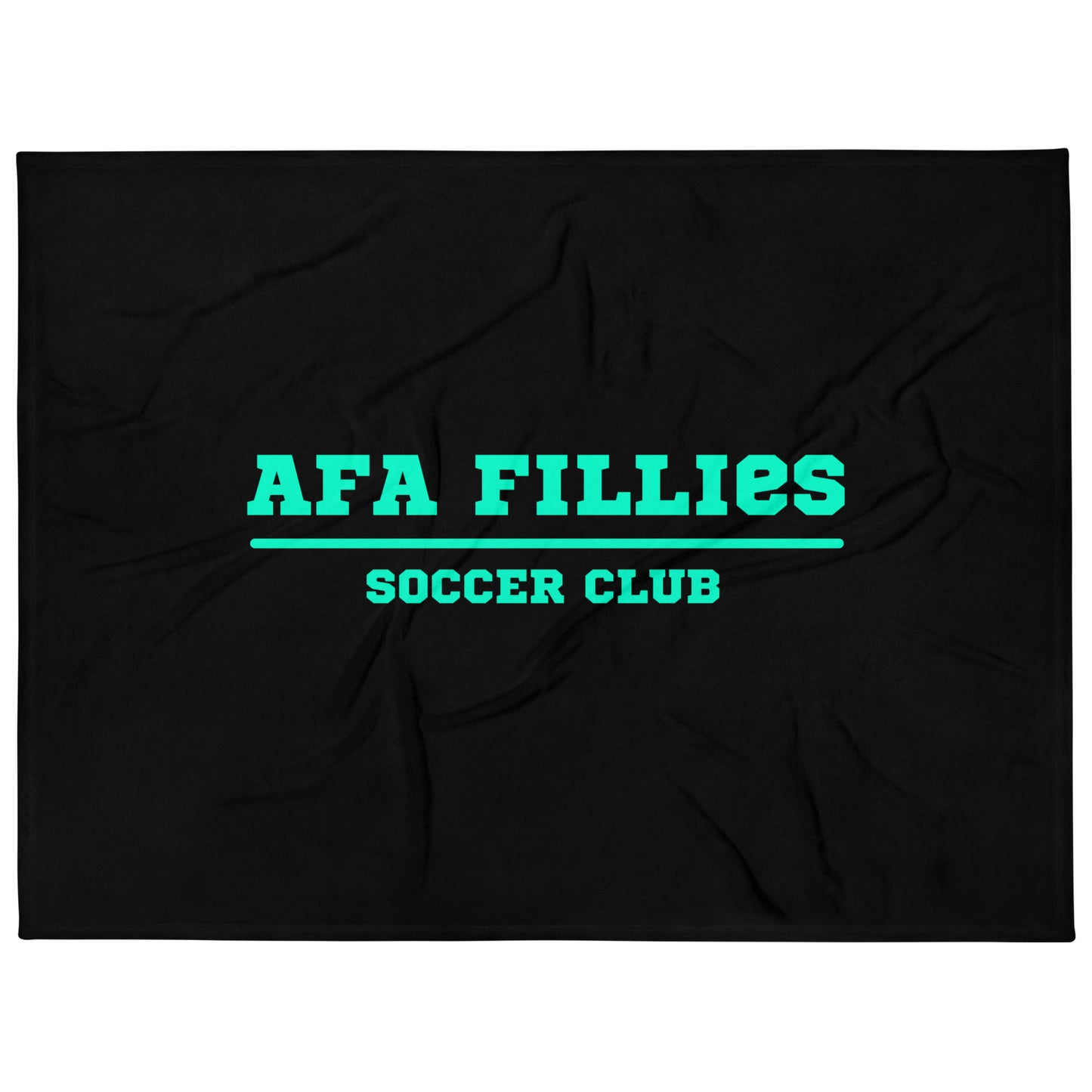 Light Green AFA Fillies Throw Blanket