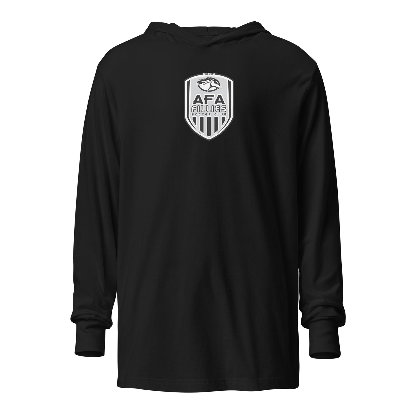 AFA Fillies Shield Hooded long-sleeve tee